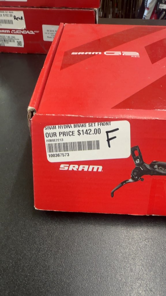 SRAM Hydraulic Disc Brake G2 RSC Front New/Open Box