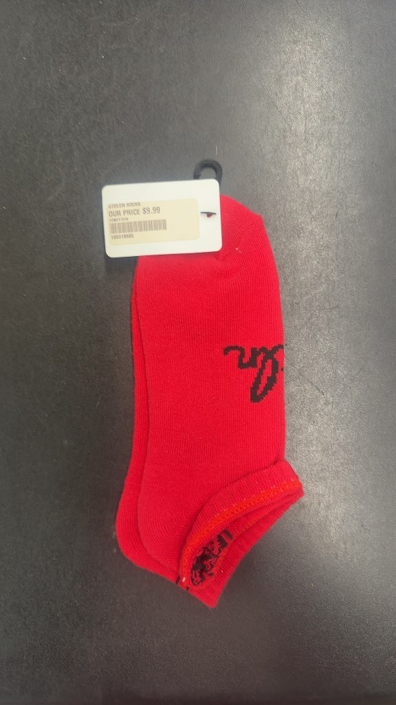 Stolen Goat Net Cycling Ankle Socks Red New