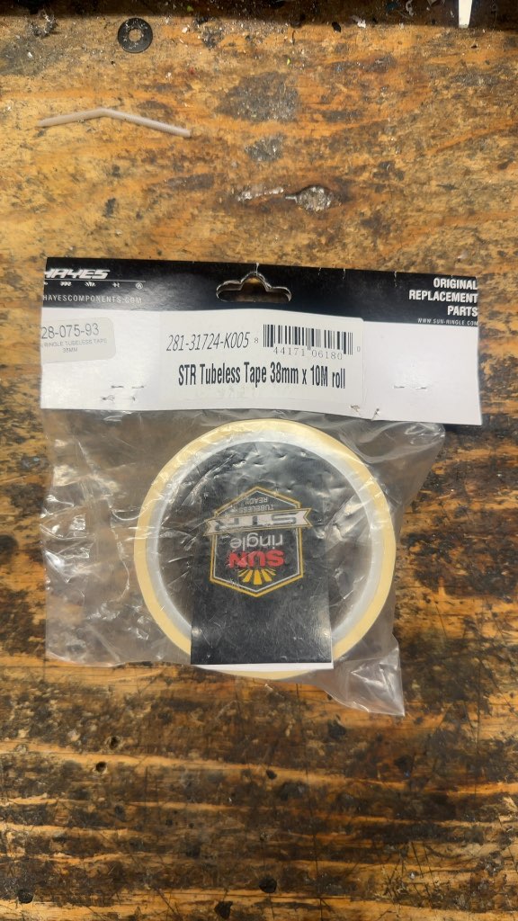Sun Ringle STR Tubeless Rim Tape 38mm x 10M New
