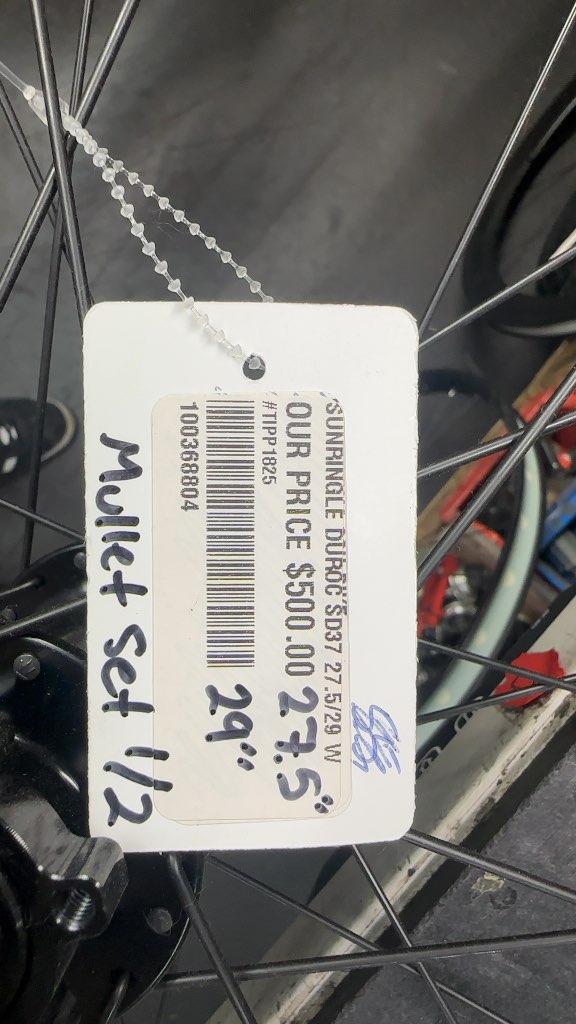 SunRinglé Duroc SD37 Mullet Wheelset (29"/27.5")