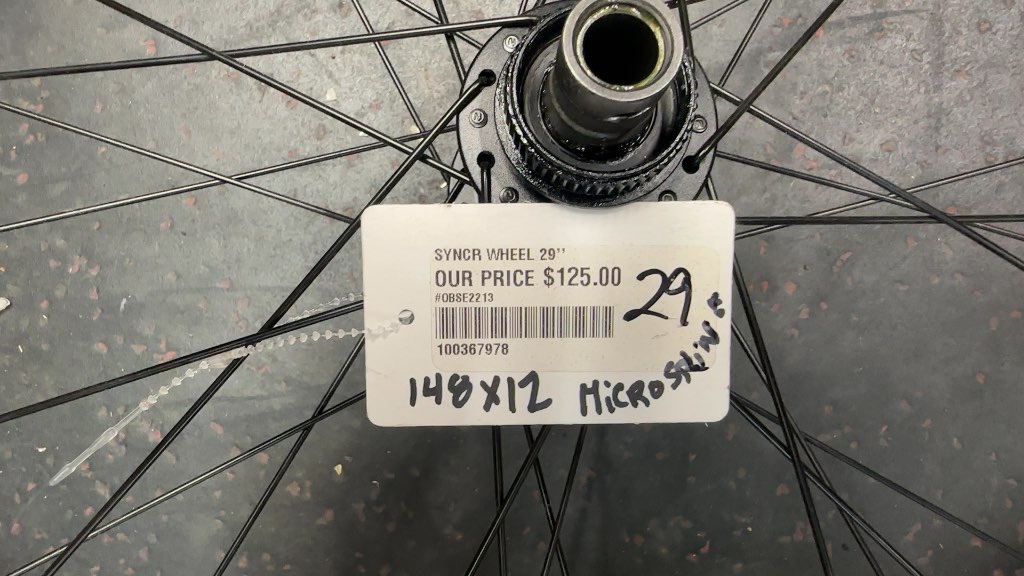 Syncros 29" Rear Wheel - 148x12 Microspline