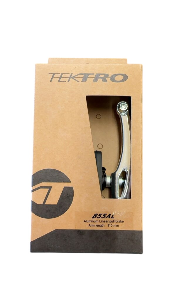 Tektro Aluminum Linear Pull V-Brake 855AL Silver New In Box 110mm - image 1