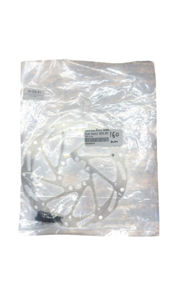 Tektro Disc Brake Rotor 160mm 6-Bolt Stainless New - image 1