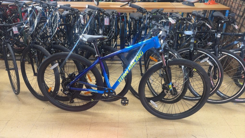 Titan Racing Rogue Ryde 29 Mountain Bike Blue/Purple New Condition Medium