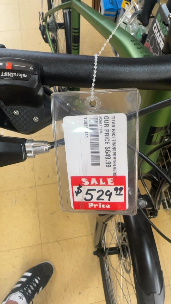 Titan Racing Transporter Boston Hybrid Bike - Green New