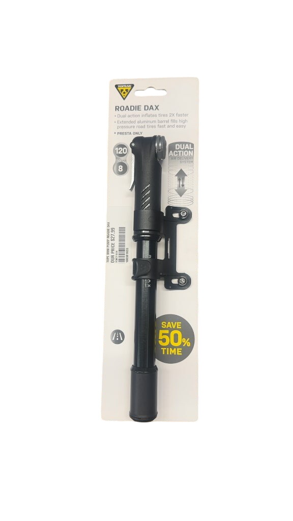 Topeak Mini Bike Pump Roadie DAX Dual Action New - image 1