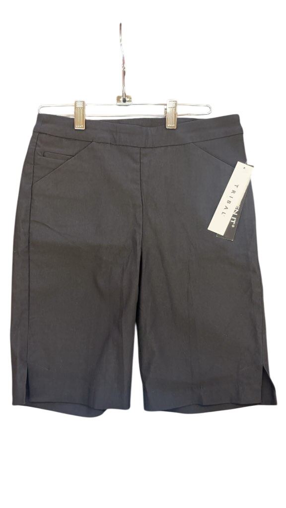 Tribal Flatten It Pull On Capri Black New With Tags Size 6 - image 1