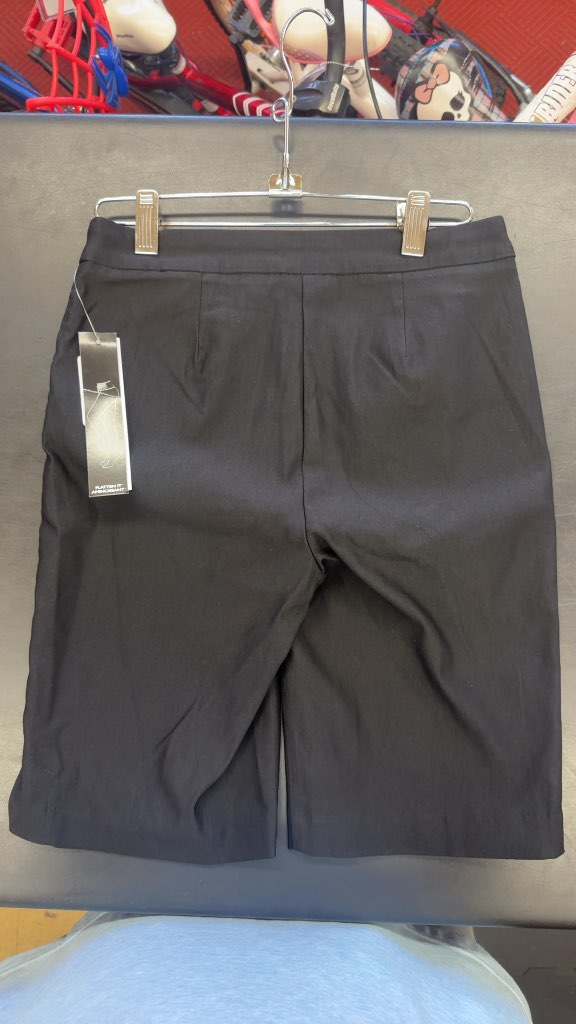 Tribal Pull On Capri Flatten It Black-New Size 2