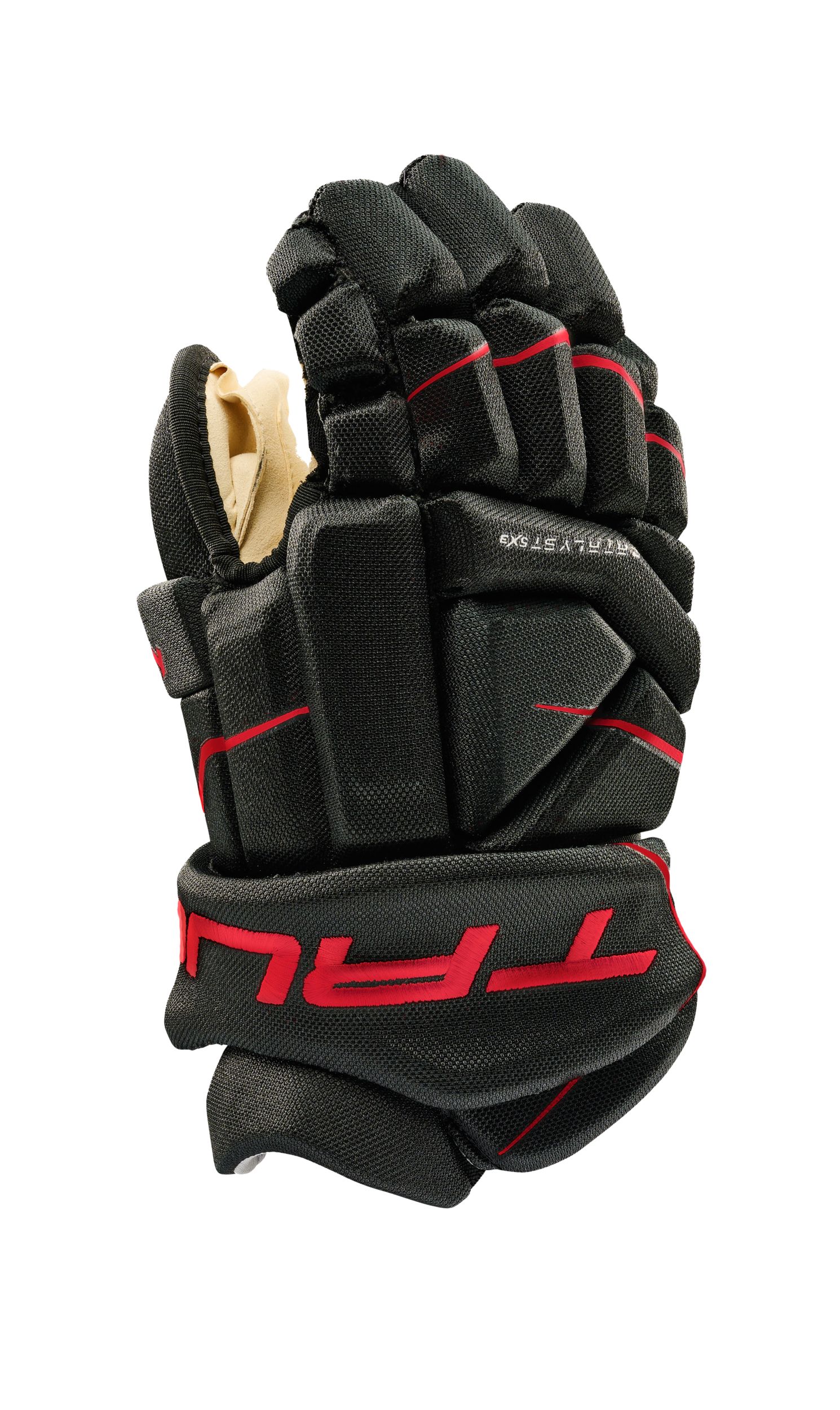 True Senior Catalyst 5X3 Hockey Gloves in Black/Red | Size: 15” New - image 1