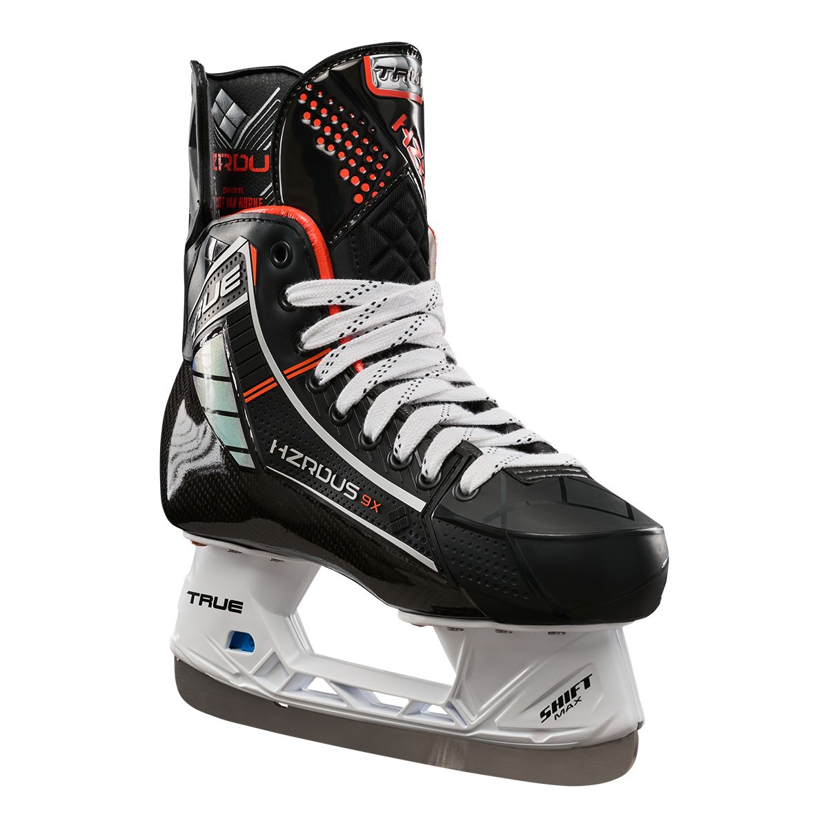 True Senior Hzrdus 9X Hockey Skates in Black/Orange | Size: 9.5 wide width
Brand new in box - image 1