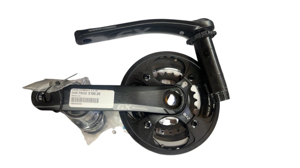 Truvativ X9 2x10 Mountain Bike Crankset Black Used