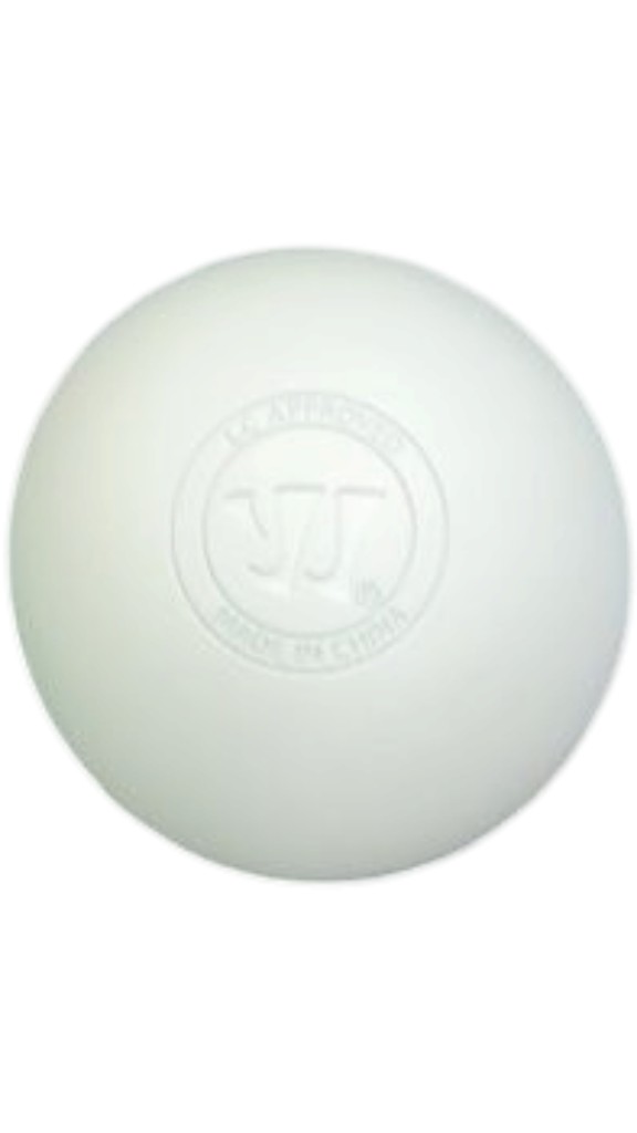 Warrior Lacrosse Ball White L.C. Approved Used - image 1