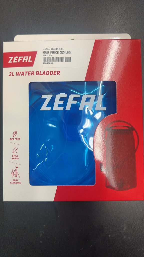 Zefal Water Bladder 2L New In Box